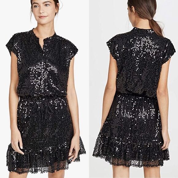 𝅺🆕 Rebecca Minkoff Hailey Sequin Party Dress - Picture 1 of 12